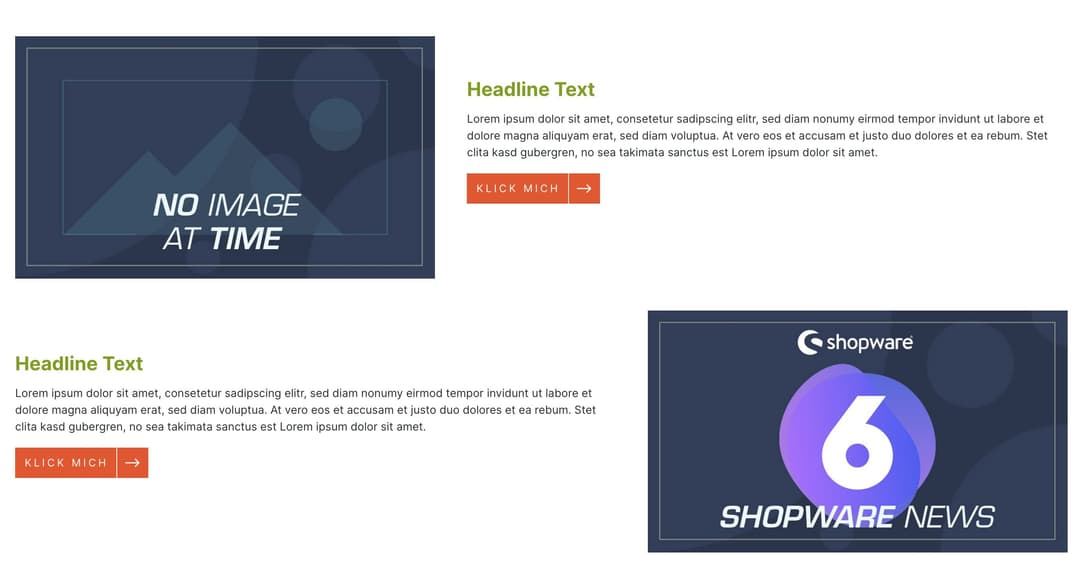 Shopware Grid Element