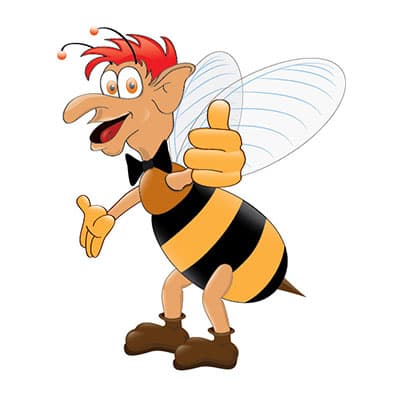 Bienen Mascottchen